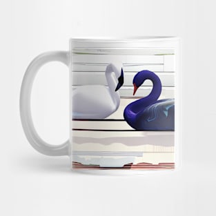 Swan Conversation Mug